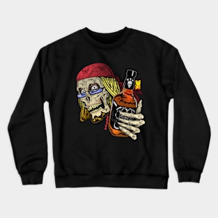 Sweet Amber Skull by Hard Grafixs© Crewneck Sweatshirt